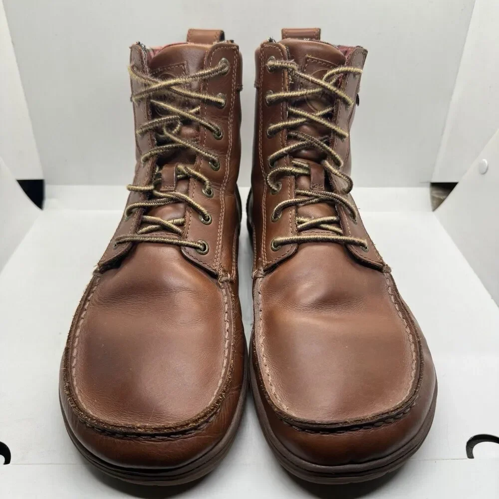 LEMS Boulder Boot Mens 12 Shoes Russet Brown Ultra Lightweight Outdoor Hiking